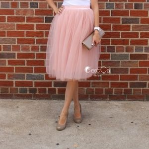 Tulle Skirt Blush Pink